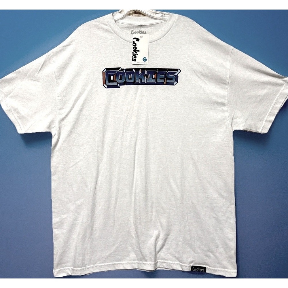 Cookies SF Metallica Tee Mens XL White Short Sleeve Graphic T-Shirt NWT‎